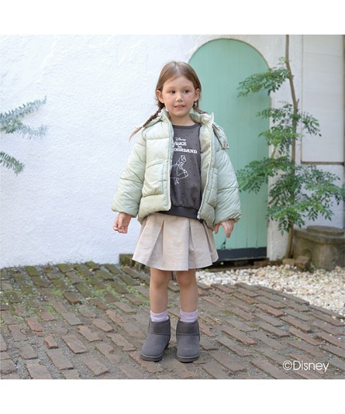 Lycee mine(リセマイン)の「【万能アウター】フード取り外せるふっくらパフジャケット(ブルゾン・キッズ・ブラック/ピンク/ミント/ブルーグレー/アイボリー/ライトベージュ・110cm/100cm/120cm/130cm/140cm/150cm)」の18枚目の写真