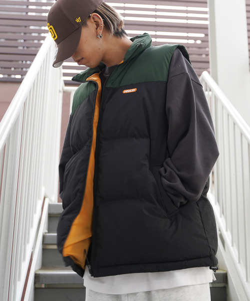 VENCEEXCHANGE（ヴァンスエクスチェンジ）の「VISION STREET WEAR ビジョンストリートウェア 中綿ベスト（ダウンベスト・メンズ・ブラック/グリーン/ネイビー/マスタード・M/L）」の18枚目の写真