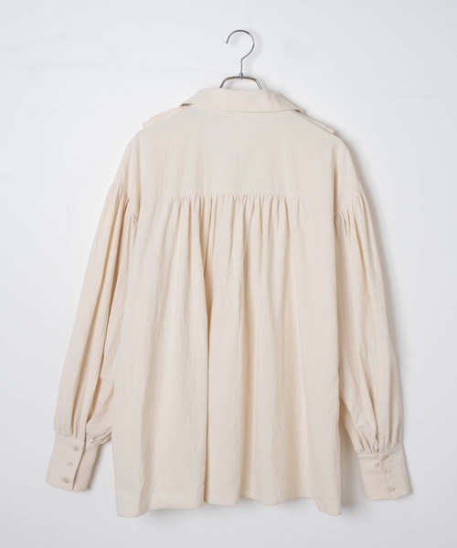 DuKKah(デュカ)の「Dukkah/フリルレースアップチュニックワンピース(ワンピース・レディース・ブラック/ナチュラル・X-SMALL)」の14枚目の写真