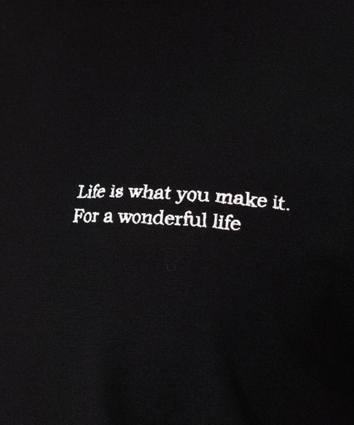 ABAHOUSE GRAY(アバハウスグレイ)の「ポンチ 刺繍 ロング Tシャツ(Tシャツ/カットソー・メンズ・ホワイト/ブラック/カーキ/グレイッシュブルー・46/48)」の12枚目の写真