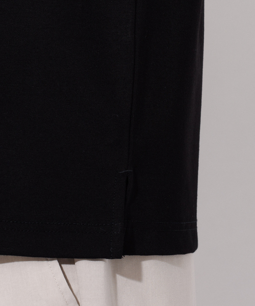 ABAHOUSE GRAY(アバハウスグレイ)の「ポンチ 刺繍 ロング Tシャツ(Tシャツ/カットソー・メンズ・ホワイト/ブラック/カーキ/グレイッシュブルー・46/48)」の13枚目の写真