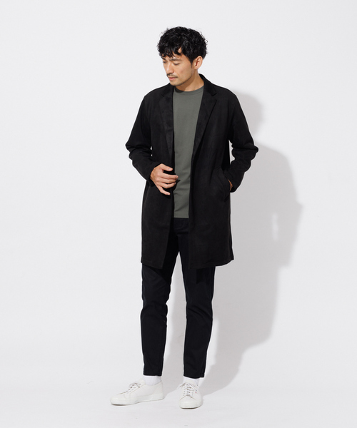 ABAHOUSE GRAY(アバハウスグレイ)の「ポンチ 刺繍 ロング Tシャツ(Tシャツ/カットソー・メンズ・ホワイト/ブラック/カーキ/グレイッシュブルー・46/48)」の18枚目の写真