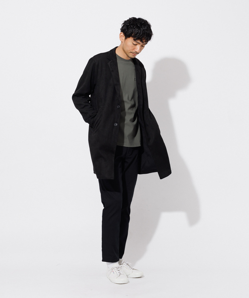 ABAHOUSE GRAY(アバハウスグレイ)の「ポンチ 刺繍 ロング Tシャツ(Tシャツ/カットソー・メンズ・ホワイト/ブラック/カーキ/グレイッシュブルー・46/48)」の19枚目の写真