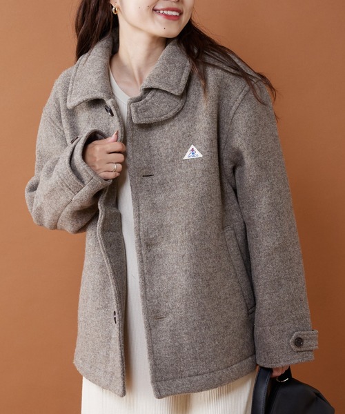 GEVACO（ゲバコ）の「【GEVACO/ゲバコ】ウールモッサステンカラー