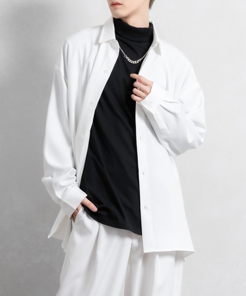 Adoon plain（アドーンプレーン）の「【Adoon plain】アソートオーバーシャツ(セットアップ着用可能)（シャツ/ブラウス・メンズ・ブラック/オフホワイト/グリーン系その他/ブルー系その他・MEDIUM/LARGE）」の2枚目の写真