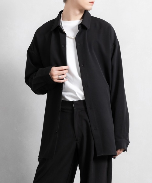 Adoon plain（アドーンプレーン）の「【Adoon plain】アソートオーバーシャツ(セットアップ着用可能)（シャツ/ブラウス・メンズ・ブラック/オフホワイト/グリーン系その他/ブルー系その他・MEDIUM/LARGE）」の3枚目の写真