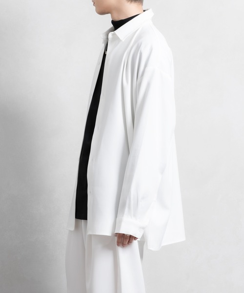 Adoon plain（アドーンプレーン）の「【Adoon plain】アソートオーバーシャツ(セットアップ着用可能)（シャツ/ブラウス・メンズ・ブラック/オフホワイト/グリーン系その他/ブルー系その他・MEDIUM/LARGE）」の10枚目の写真