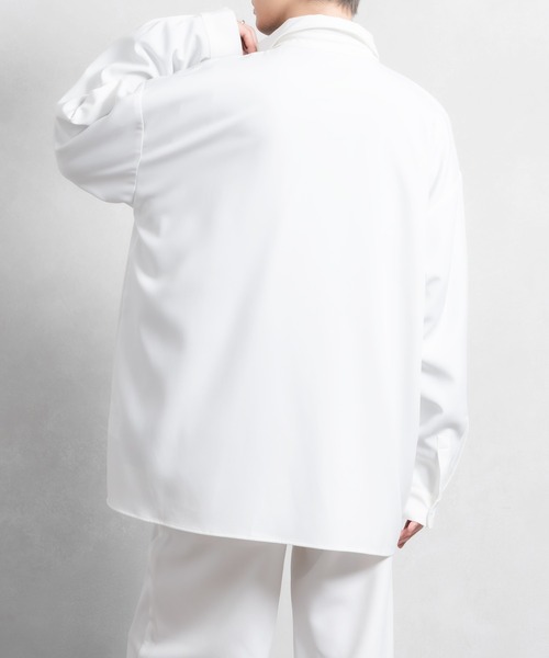 Adoon plain（アドーンプレーン）の「【Adoon plain】アソートオーバーシャツ(セットアップ着用可能)（シャツ/ブラウス・メンズ・ブラック/オフホワイト/グリーン系その他/ブルー系その他・MEDIUM/LARGE）」の11枚目の写真