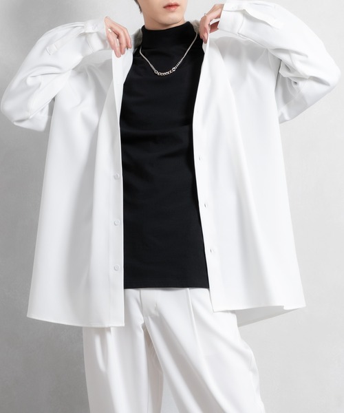 Adoon plain（アドーンプレーン）の「【Adoon plain】アソートオーバーシャツ(セットアップ着用可能)（シャツ/ブラウス・メンズ・ブラック/オフホワイト/グリーン系その他/ブルー系その他・MEDIUM/LARGE）」の8枚目の写真