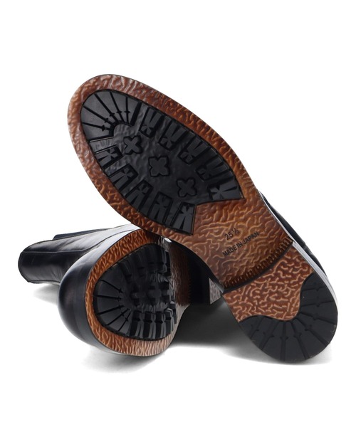 ラウンドトゥサイドゴアブーツ whoop-de-doo/フープディドゥ（ブーツ