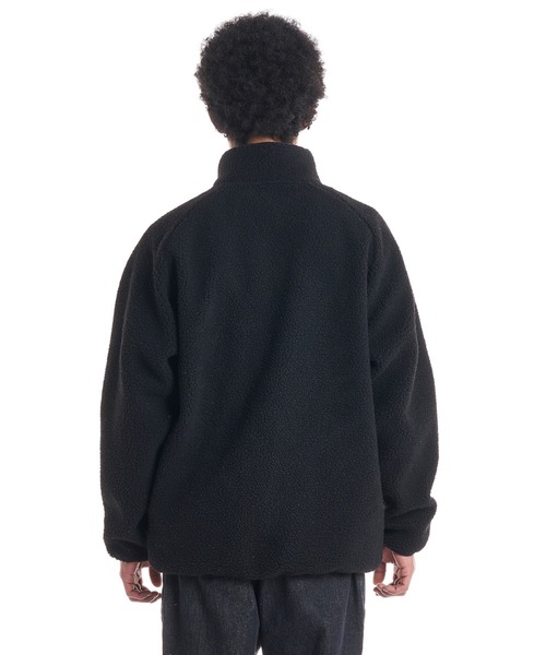 Quiksilver（クイックシルバー）の「BOA FLEECE BLOUSON/クイックシルバーボアフリースブルゾン（スウェット・メンズ・ネイビー/ブラック/グリーン/ホワイト・MEDIUM/X-LARGE/LARGE/SMALL）」の10枚目の写真