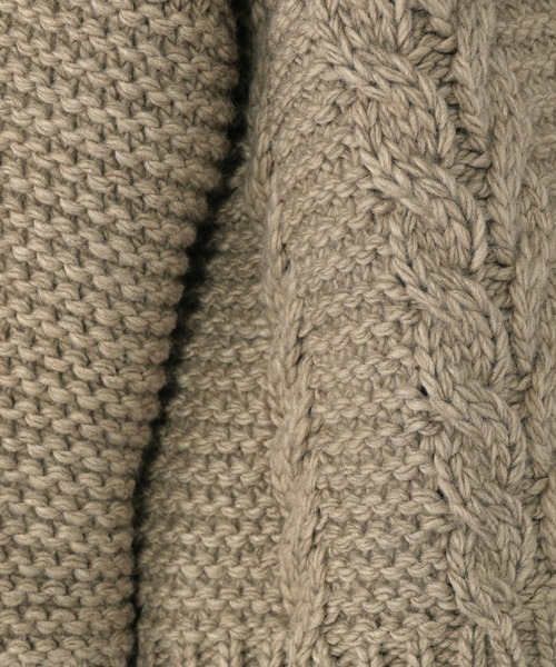 studio CLIP（スタディオクリップ）の「【WEB限定】手編み風ニットカーディガン（カーディガン/ボレロ・レディース・グリーン/アイボリー/モカ・FREE）」の21枚目の写真