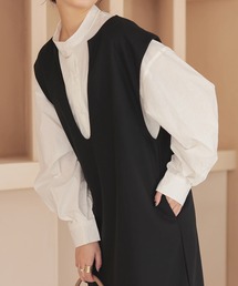 Isn't She? | バンドカラーシャツチュニック(シャツ/ブラウス)