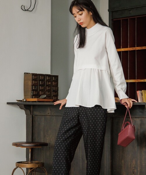 美品★index カシミヤ混なめらかコートL インデックスオペークドットクリップ セール】スカシ柄編みニット 麻混【洗濯機洗い可】（ニット