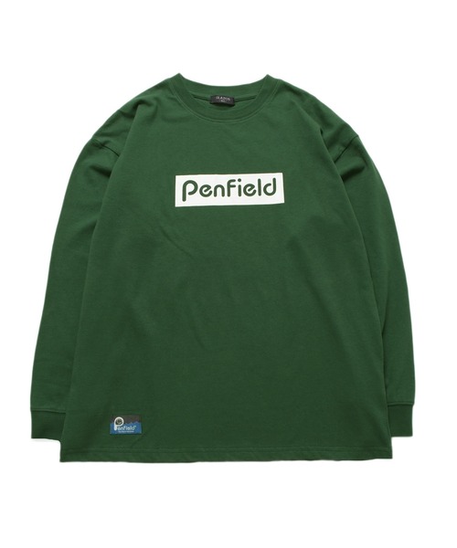 PEN FIELD（ペンフィールド）の「【Penfield】ロゴプリント長袖Tシャツ（Tシャツ/カットソー・キッズ・ブルー/オフホワイト/チャコールグレー/レッド/グリーン/オレンジ・140cm/150cm/160cm/170cm）」の9枚目の写真