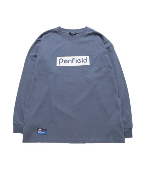 PEN FIELD（ペンフィールド）の「【Penfield】ロゴプリント長袖Tシャツ（Tシャツ/カットソー・キッズ・ブルー/オフホワイト/チャコールグレー/レッド/グリーン/オレンジ・140cm/150cm/160cm/170cm）」の10枚目の写真