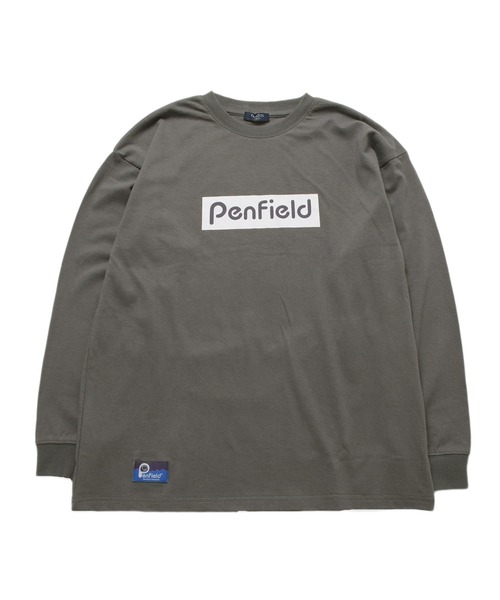 PEN FIELD（ペンフィールド）の「【Penfield】ロゴプリント長袖Tシャツ（Tシャツ/カットソー・キッズ・ブルー/オフホワイト/チャコールグレー/レッド/グリーン/オレンジ・140cm/150cm/160cm/170cm）」の8枚目の写真