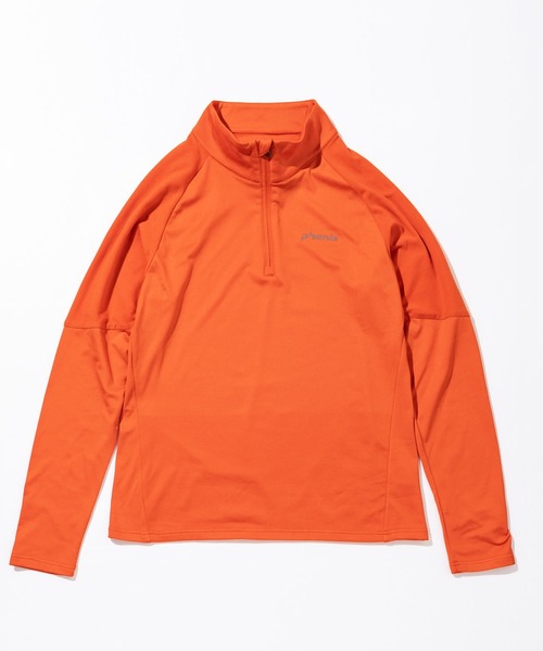 phenix(フェニックス)の「Phenix(フェニックス)【MENS】Phenix TWINPEAKS 1/2 ZIP TEE(Tシャツ/カットソー・メンズ・ホワイト/ブラック/ネイビー/オレンジ・M/L/XL)」の4枚目の写真