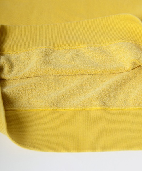HOLIDAY(ホリデイ)の「MINI SWEAT CREW-NECK (HOBBY) ミニスウェットクルーネック (ホビー)(スウェット・レディース・イエロー/チャコールグレー・ONE SIZE)」の6枚目の写真