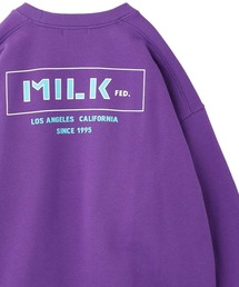 MILKFED.（ミルクフェド）の「OUTLINE BAR BIG SWEAT TOP（スウェット・メンズ）」