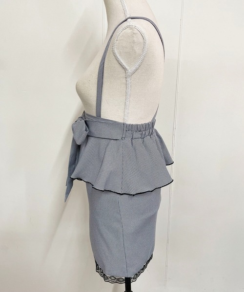 タグ付き！ MARS マーズ BIGリボン パフューム柄スカラップスカートピンク