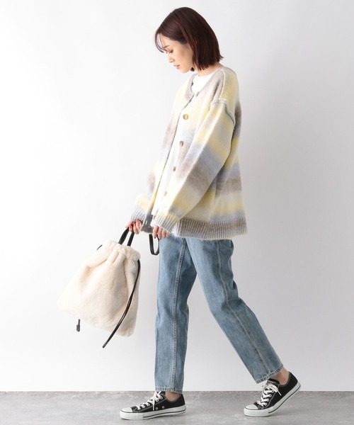 GLOBAL WORK(グローバルワーク)の「グラデーションプルオーバーカーディガン/174593(ニット/セーター・レディース・ライトグリーン/ライトイエロー/ライトピンク・MEDIUM/LARGE)」の12枚目の写真