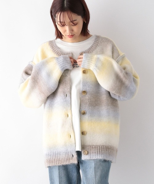 GLOBAL WORK(グローバルワーク)の「グラデーションプルオーバーカーディガン/174593(ニット/セーター・レディース・ライトグリーン/ライトイエロー/ライトピンク・MEDIUM/LARGE)」の16枚目の写真