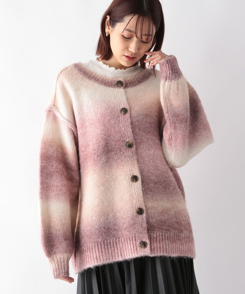 GLOBAL WORK(グローバルワーク)の「グラデーションプルオーバーカーディガン/174593(ニット/セーター・レディース・ライトグリーン/ライトイエロー/ライトピンク・MEDIUM/LARGE)」の22枚目の写真