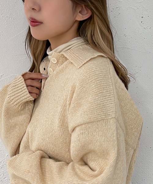 ポロニット【ZOZOTOWN限定アイテム】（ニット/セーター）｜apres jour