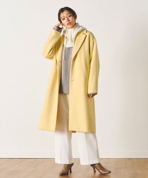 Droite lautreamont(ドロワットロートレアモン)の「ニットバラクラバ《手洗い可能》(ニットキャップ/ビーニー・レディース・グレー/オフホワイト/ブラック・FREE)」の15枚目の写真