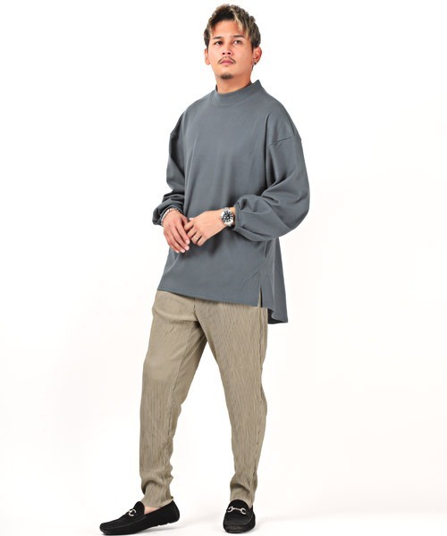 LUXSTYLE（ラグスタイル）の「プリーツイージーパンツ（その他パンツ・メンズ・ベージュ/チャコール/ブラック・M/L）」の18枚目の写真