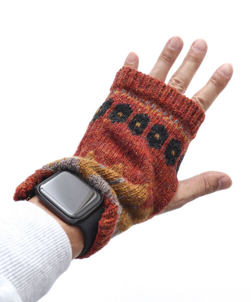 レア商品⭐︎ [Paloma Wool]新品.未使用ロングニット手袋　赤　通勤用 レア商品⭐︎ [Paloma Wool]新品.未使用ロングニット手袋 赤 通勤用