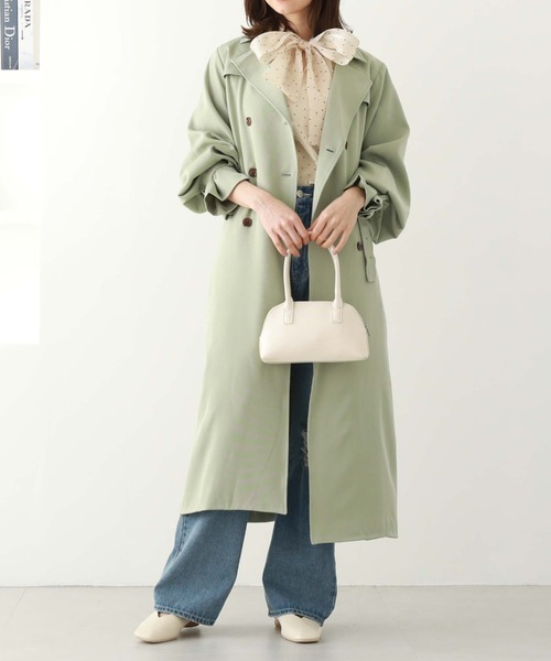 archives（アルシーヴ）の「ラウンドミニボストン（ボストンバッグ・レディース・アイボリー/ブラック/グレイッシュベージュ・FREE）」の6枚目の写真