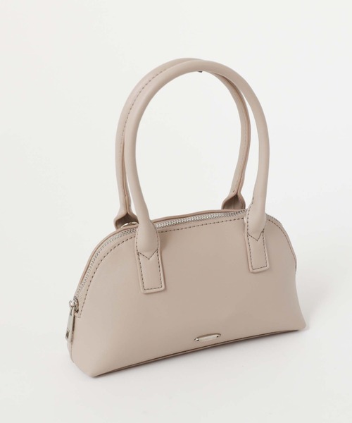 archives（アルシーヴ）の「ラウンドミニボストン（ボストンバッグ・レディース・アイボリー/ブラック/グレイッシュベージュ・FREE）」の16枚目の写真