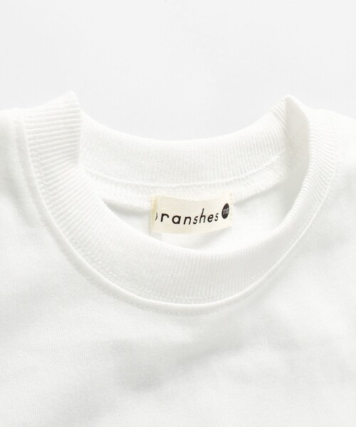 BRANSHES（ブランシェス）の「【アソート】グラフィック長袖Tシャツ ロンT（Tシャツ/カットソー・キッズ・カーキオリーブ/チャコールグレー/ホワイト/ライトグリーン/アイボリー/カラフル/ラベンダー/ネイビー/ターコイズブルー/ベージュ/ブルー/オフホワイト/エンジ/キャメル/ブラック・130/150/120/100/160/140/110/90）」の18枚目の写真