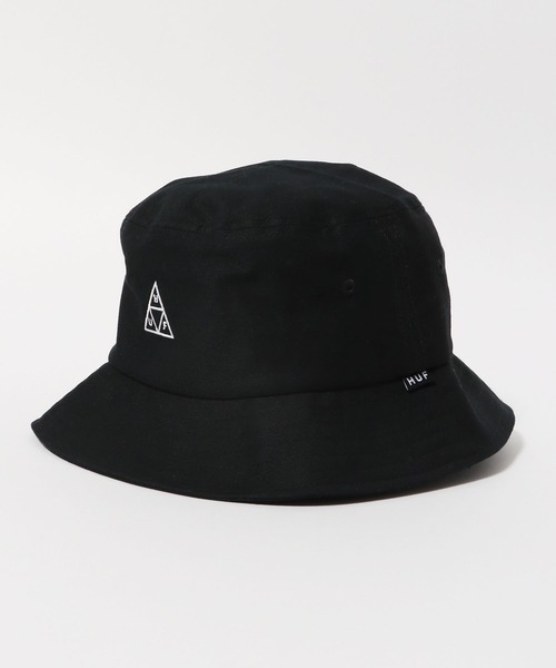 HUF（ハフ）の「HUF/ハフ ESSENTIALS TT BUCKET バケットハット（ハット・メンズ・ブラック/ホワイト・S/M/L/XL）」の14枚目の写真