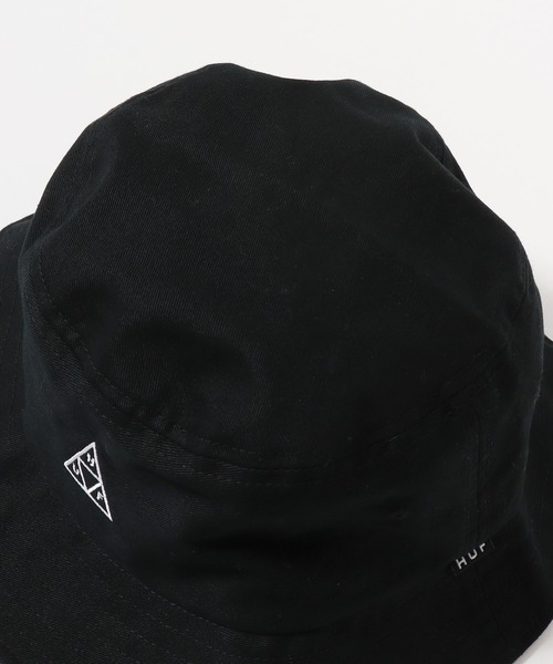 HUF（ハフ）の「HUF/ハフ ESSENTIALS TT BUCKET バケットハット（ハット・メンズ・ブラック/ホワイト・S/M/L/XL）」の10枚目の写真