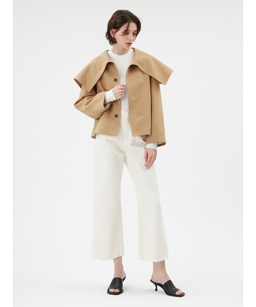 MIESROHE（ミースロエ）の「ビックカラーショートトレンチコート