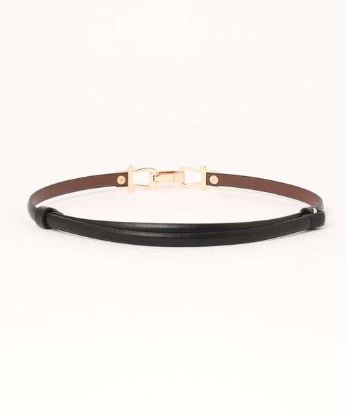 ROPE' PICNIC(ロペピクニック)の「10mmスムースくるみビットバックルスライドベルト(ベルト・レディース・ブラウン/ライトグレー/ベージュ/ブラック・FREE)」の14枚目の写真