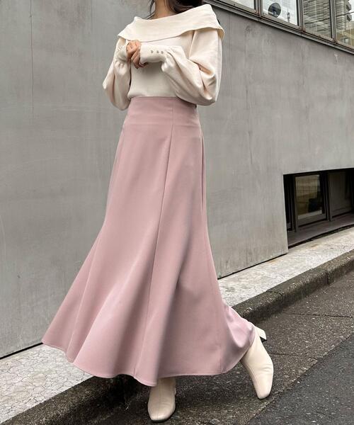 INGNI（イング）の「BACKレースUPマーメイドスカート（スカート・レディース・ブラック/ピンク/その他3/ライトベージュ/ホワイト系6/ミント/ボルドー/ブラウン・FREE）」の11枚目の写真