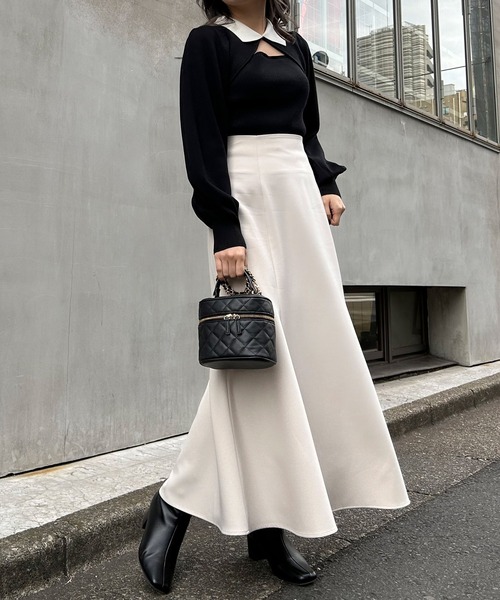 INGNI（イング）の「BACKレースUPマーメイドスカート（スカート・レディース・ブラック/ピンク/その他3/ライトベージュ/ホワイト系6/ミント/ボルドー/ブラウン・FREE）」の17枚目の写真