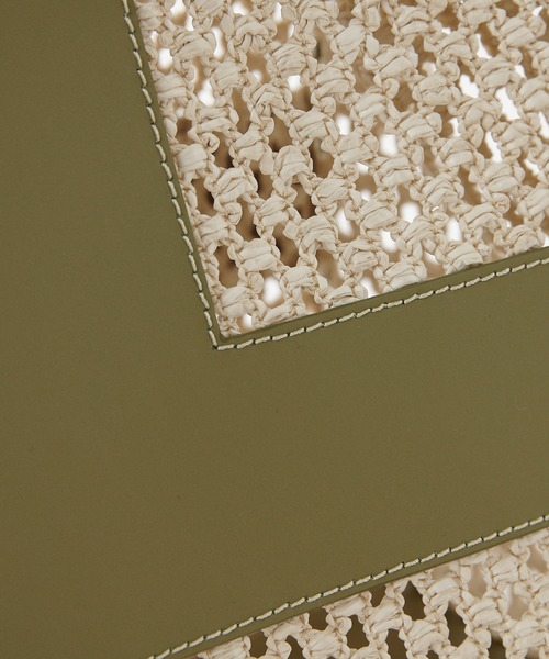 IACUCCI(イアクッチ)の「リーバ RETE PAGLIA(かごバッグ・レディース・セージグリーン/アイボリー・FREE)」の21枚目の写真