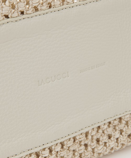 IACUCCI(イアクッチ)の「リーバ RETE PAGLIA(かごバッグ・レディース・セージグリーン/アイボリー・FREE)」の16枚目の写真