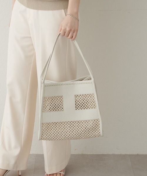 IACUCCI（イアクッチ）の「リーバ RETE PAGLIA（かごバッグ