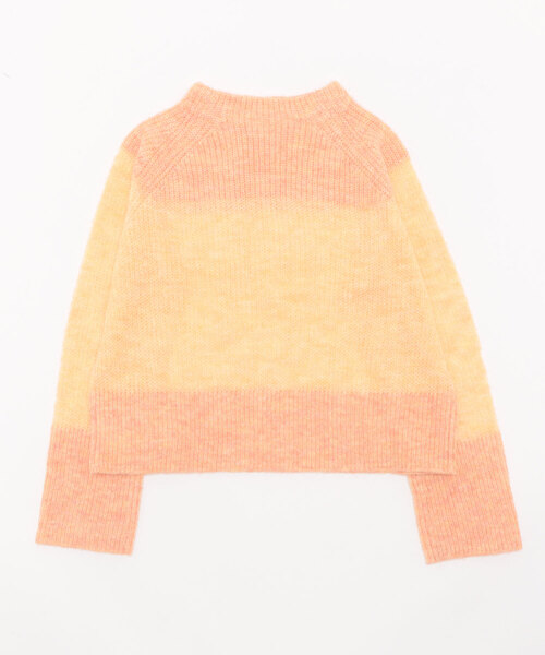 ROSE BUD（ローズバッド）の「シアーニットプルオーバー（ニット/セーター・レディース・オレンジ/ブルー・FREE）」の3枚目の写真