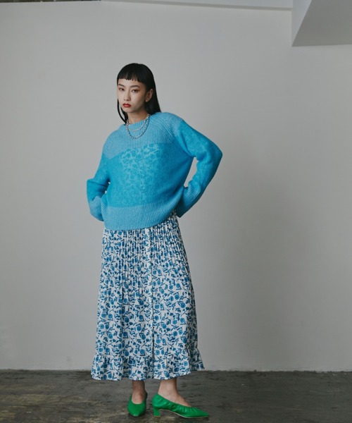 ROSE BUD（ローズバッド）の「シアーニットプルオーバー（ニット