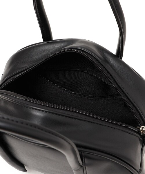 ROVERETO（ロベレート）の「ROVERETO: 2WAY ラウンド ショルダー バッグ（ショルダーバッグ・レディース・ライトグリーン/ブラック・ONE SIZE）」の8枚目の写真