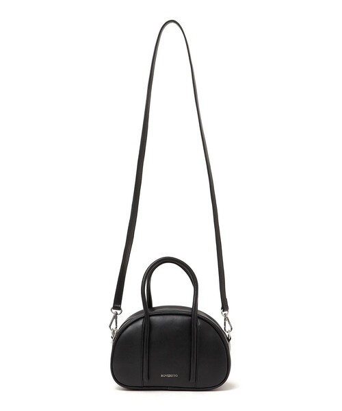 ROVERETO（ロベレート）の「ROVERETO: 2WAY ラウンド ショルダー バッグ（ショルダーバッグ・レディース・ライトグリーン/ブラック・ONE SIZE）」の13枚目の写真