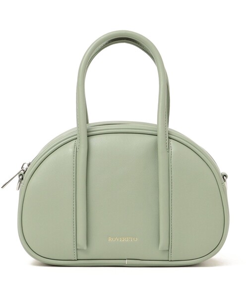 ROVERETO（ロベレート）の「ROVERETO: 2WAY ラウンド ショルダー バッグ（ショルダーバッグ・レディース・ライトグリーン/ブラック・ONE SIZE）」の15枚目の写真