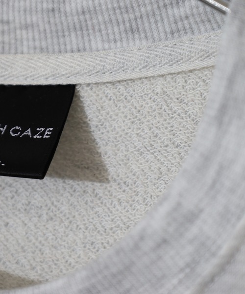 MODISH GAZE(モディシュガゼ)の「MODISH GAZE 裏毛 クルーネック 長袖 スウェット ストレングス(スウェット・メンズ・オレンジ/オフホワイト/ブラック/杢グレー・M/L)」の18枚目の写真
